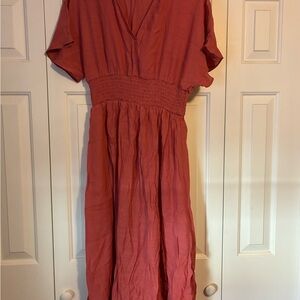 Cupshe Terracotta Midi Dress